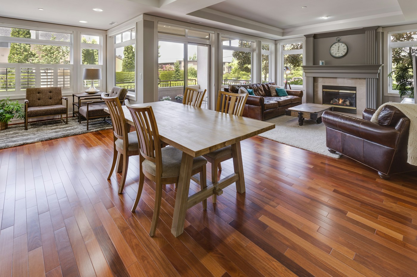 Illustrative stock photo of an open dining area.
